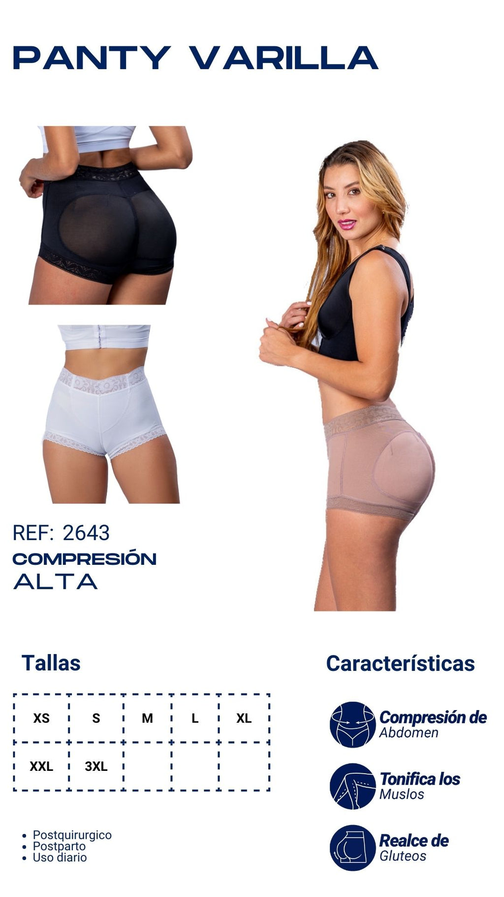 PANTY VARILLA