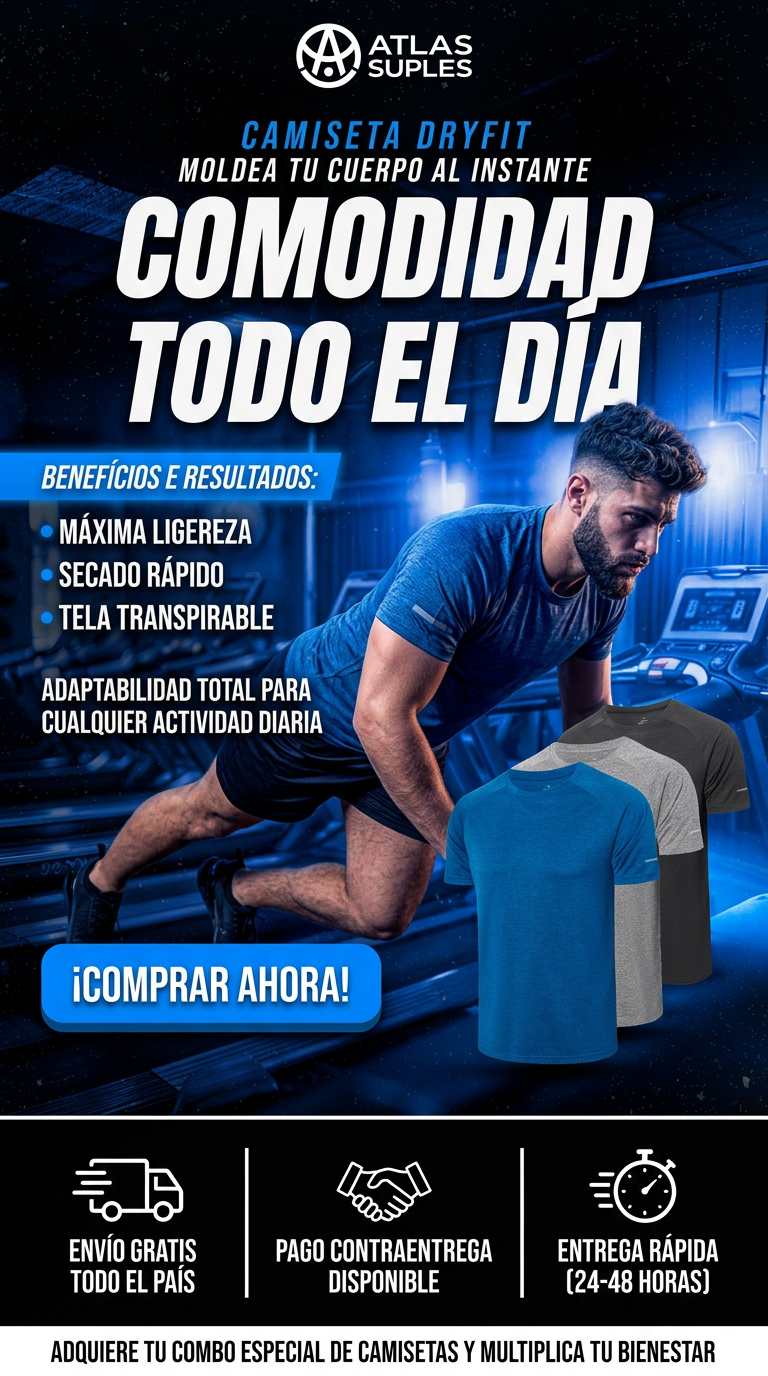Camiseta DryFit: Disimula tu abdomen al instante
