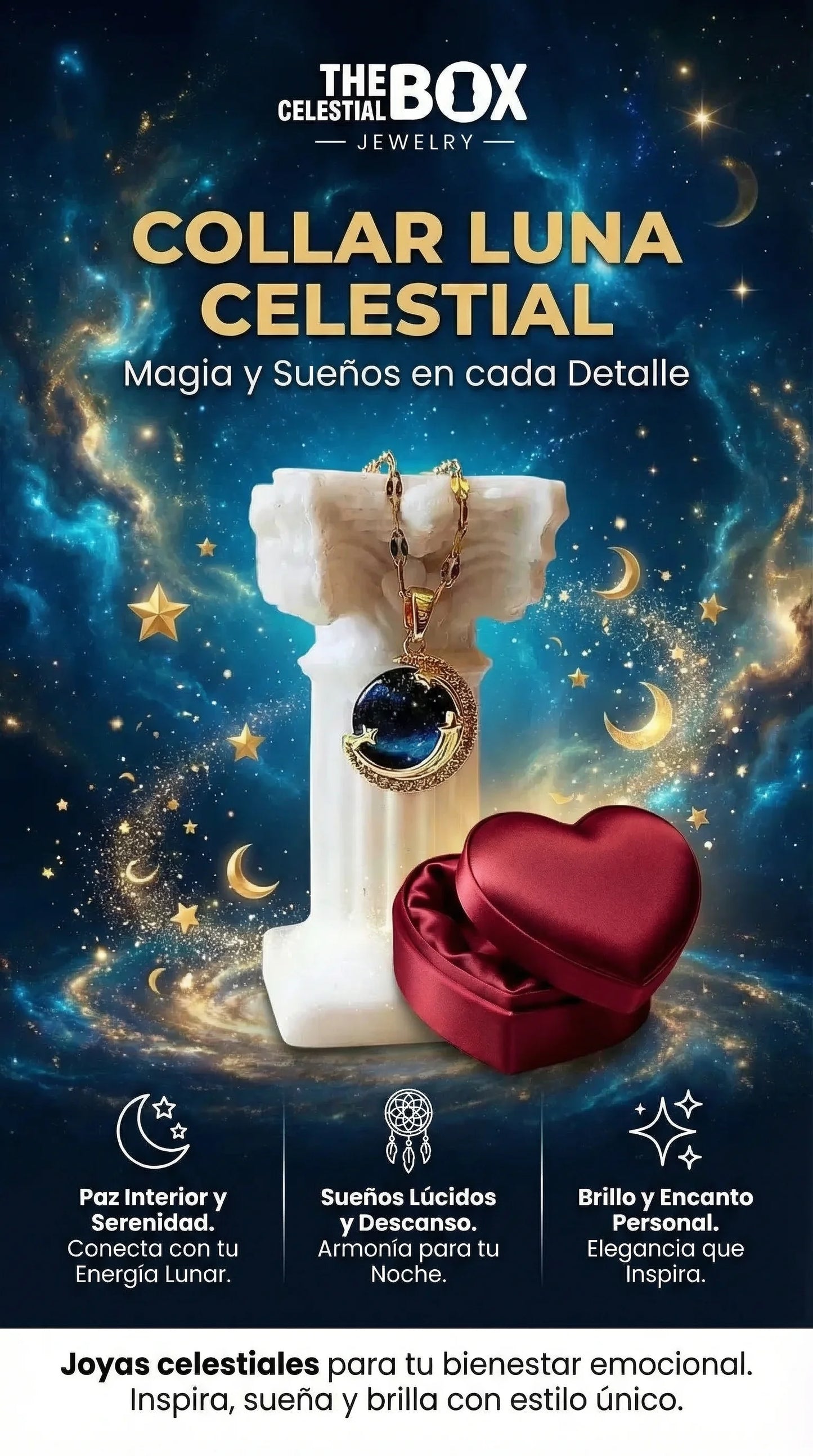 Collar 'Luna de la vida'